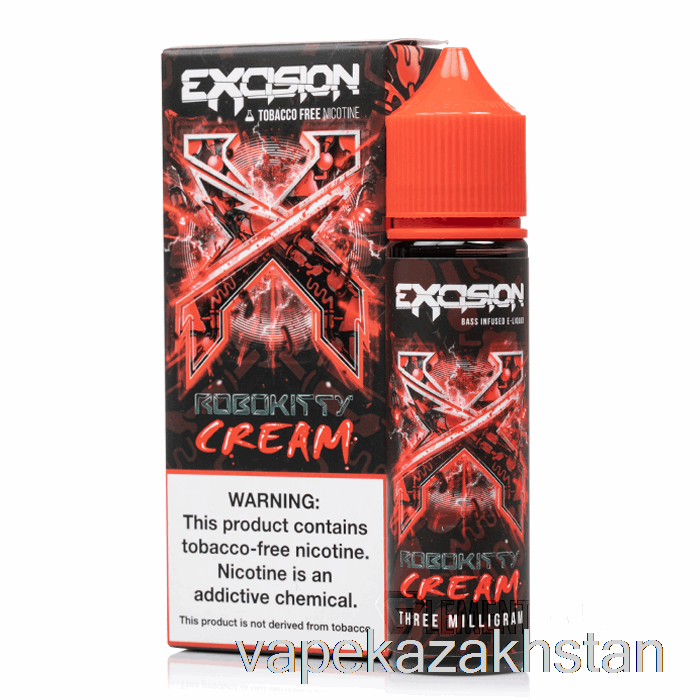 Vape Smoke Robokitty Cream - Excision - Alt Zero - 60mL 3mg
